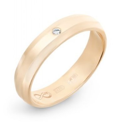 Обручальное кольцо R01-WED-00007-М12306 - Ювелирный салон Московский ювелирный завод
